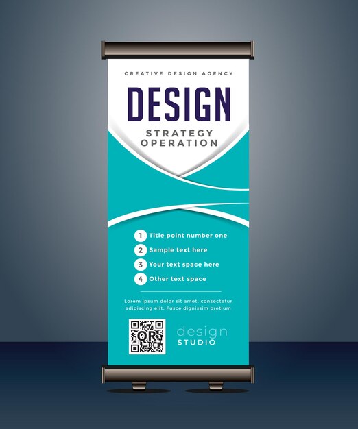 corporate business roll up banner standee pull up banner x banner template