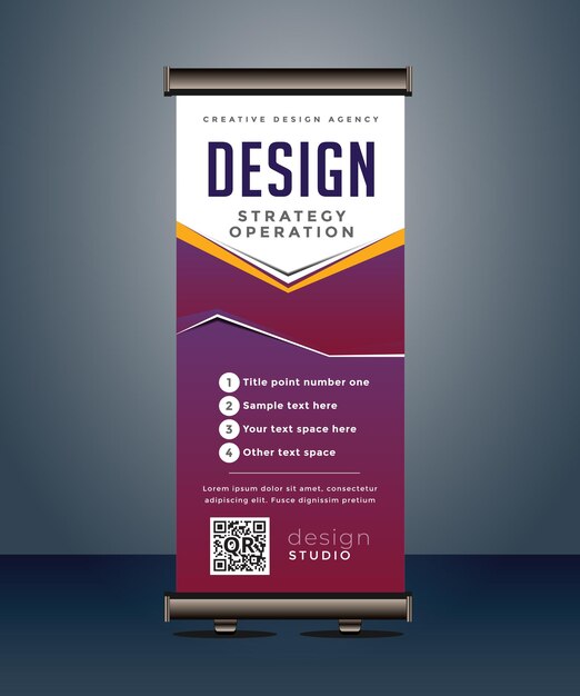 corporate business roll up banner standee pull up banner x banner template