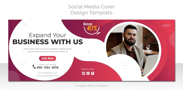 Corporate Business Social Facebook Cover Design Template