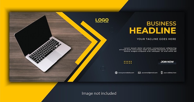 Corporate business social media cover banner