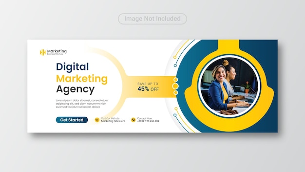 corporate business social media Facebook cover and Banner template.