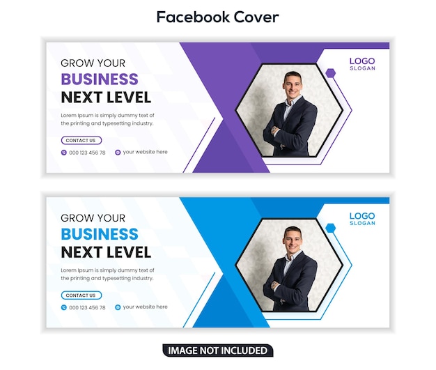 Corporate business social media facebook cover