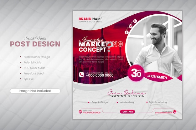 CORPORATE BUSINESS SOCIALIA POST DESIGN