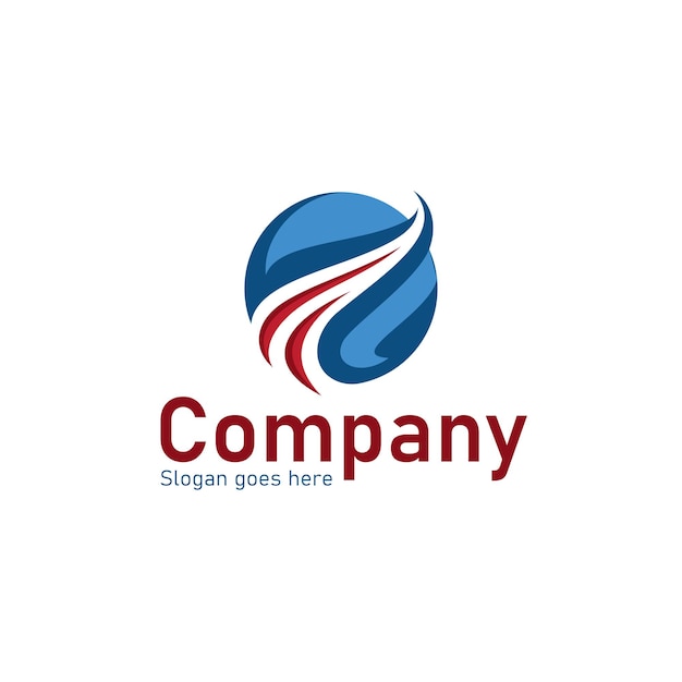 Corporate Company Abstract Logo Design Template