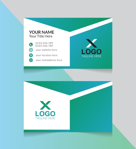 Corporate Company business card design template