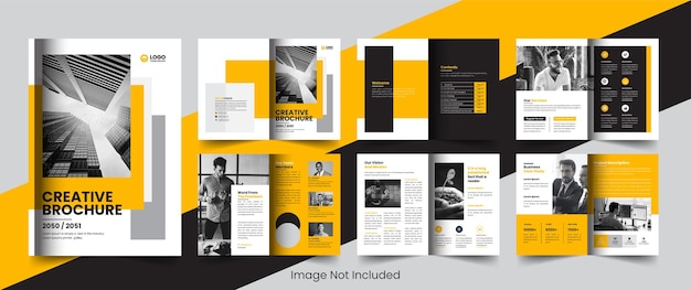 corporate company profile brochure annual report booklet business proposal layout concept design