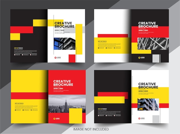 corporate company profile brochure annual report booklet proposal cover page layout concept design