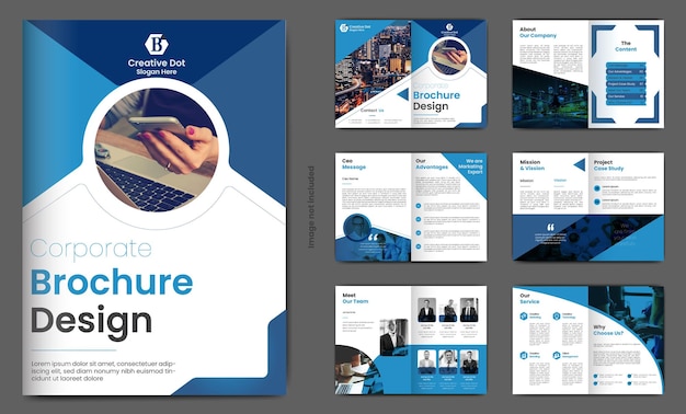 Corporate Company Profile Brochure Template Design or Portfolio Template