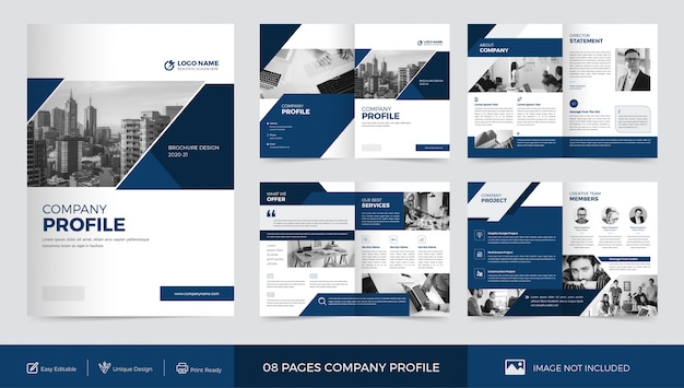 Corporate Company Profile Brochure Template