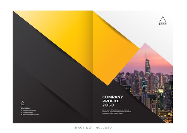 Corporate company profile cover