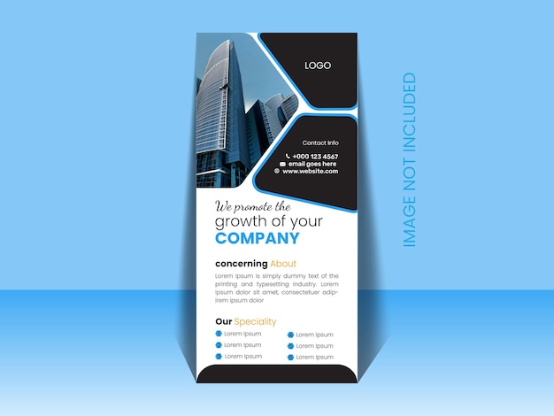 Corporate company For Rack Card Design