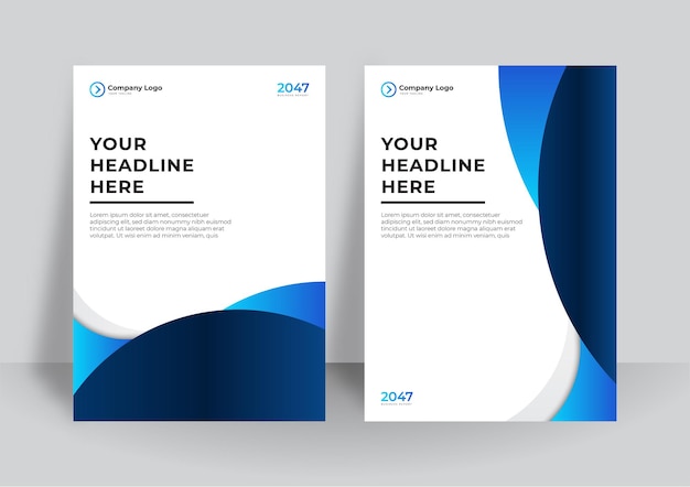 Corporate cover design or brochure template background for business design. Modern business flier layout template in a4 size. Cover design annual report with abstract geometric element