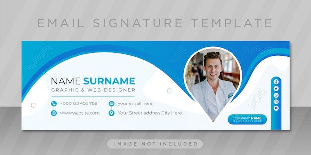 Corporate Email Signature Design Template