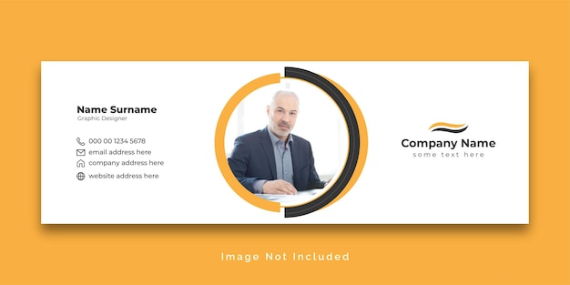 Corporate Email Signature Template