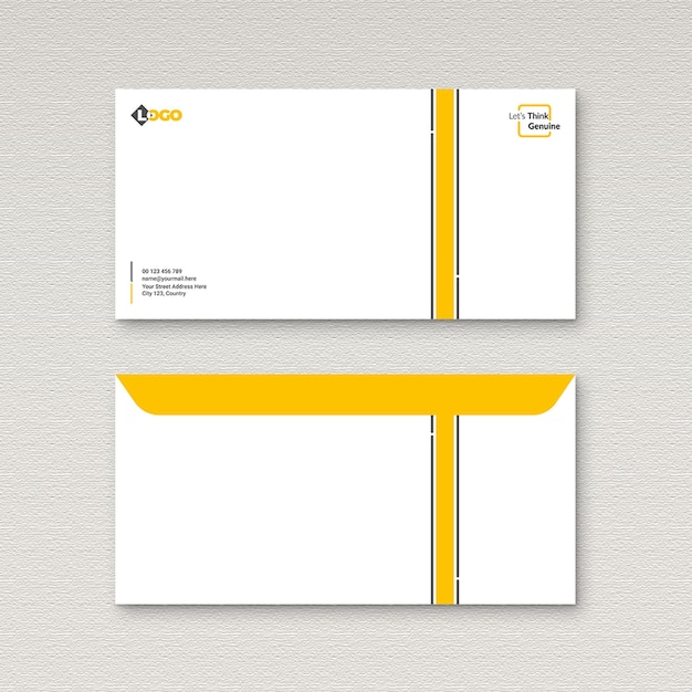 A Corporate Envelope Design Template