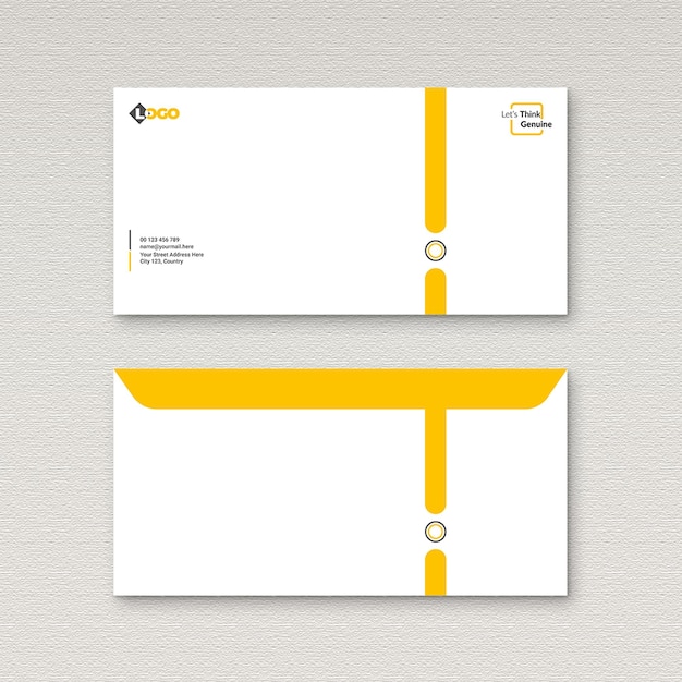 Vector a corporate envelope design template