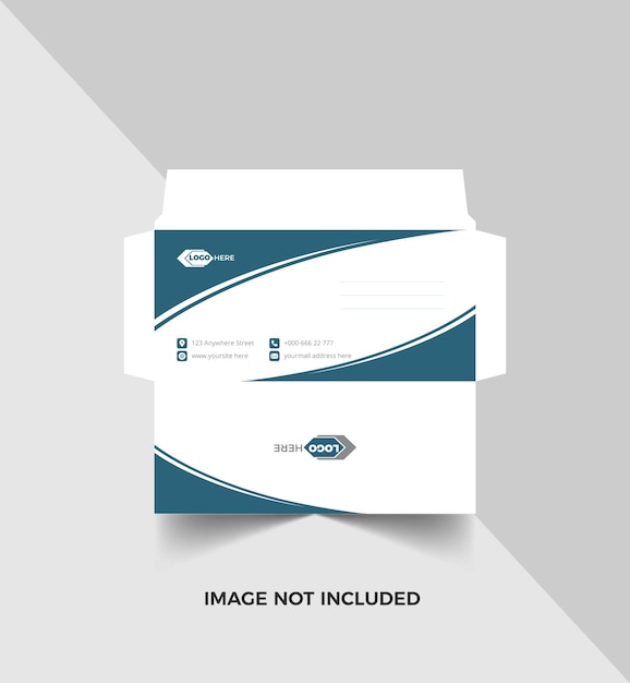 Corporate envelope template