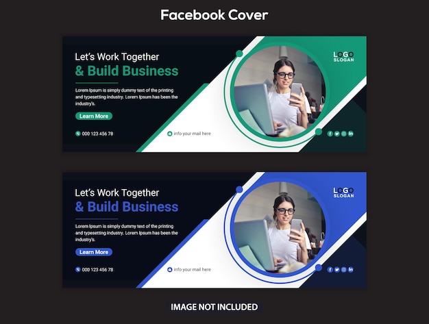 Corporate facebook cover banner