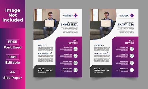 Corporate Flyer design Template vector