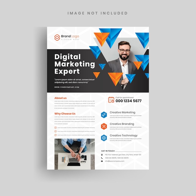 corporate flyer design template