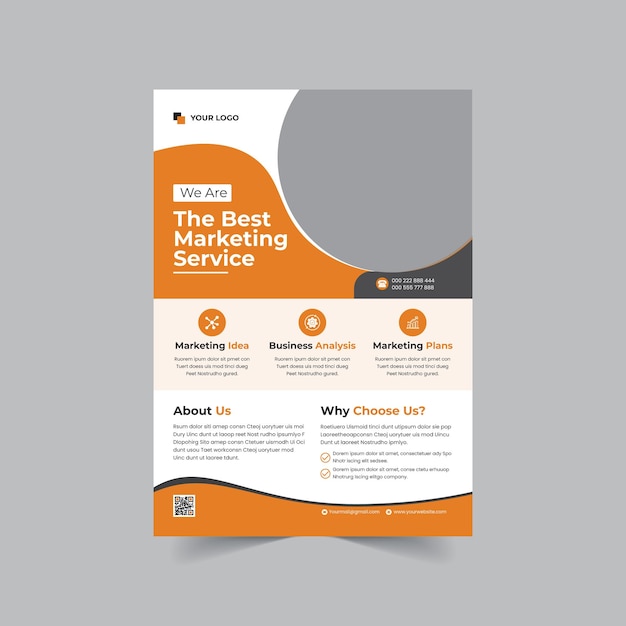 Corporate Flyer Template Design 2023