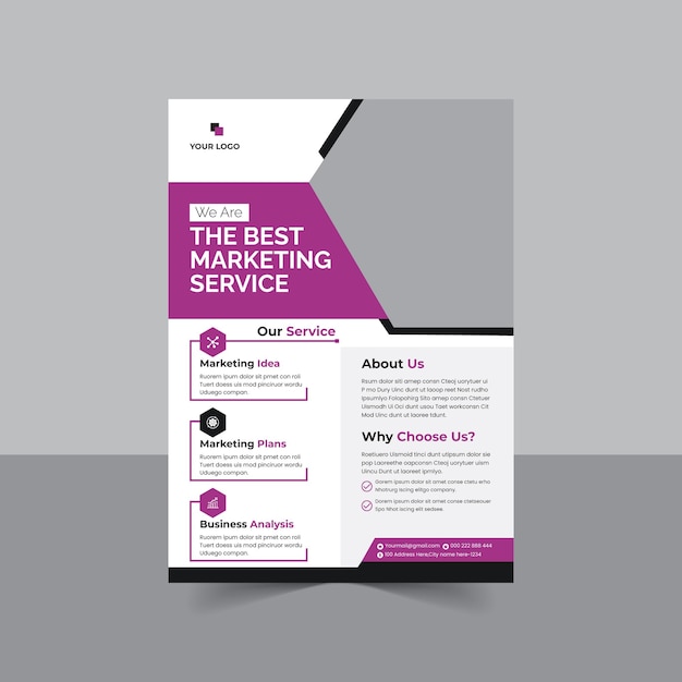 Corporate Flyer Template Design 2023