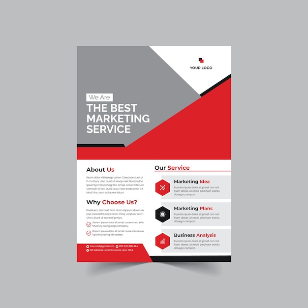 Corporate Flyer Template Design 2023