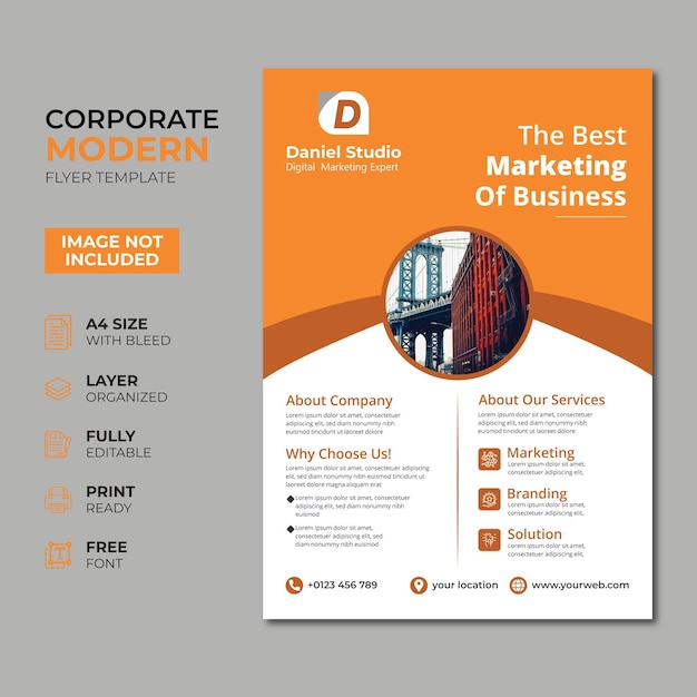 Corporate Flyer Template Design