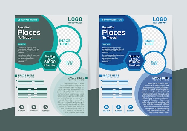 Corporate Flyer template vector