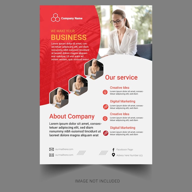 Corporate flyer template