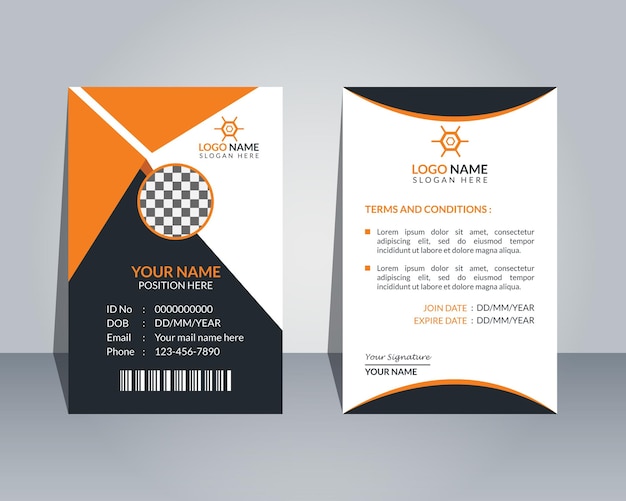 Corporate ID Card Design Template