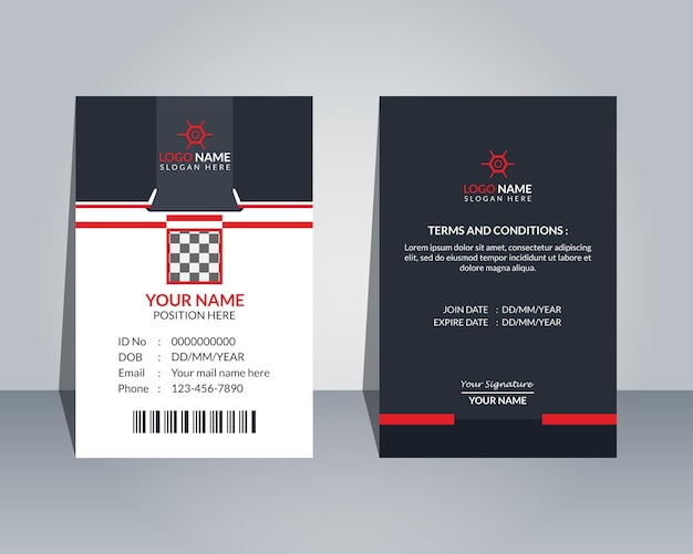 Corporate ID Card Design Template