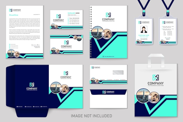 Corporate Identity Set Stationery Template Design Kit. Branding Template.