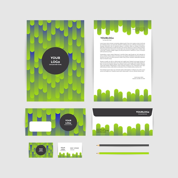 Vector corporate identity template