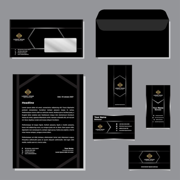 Corporate identity templates for your business including Business Cards Envelopes and Letterhead