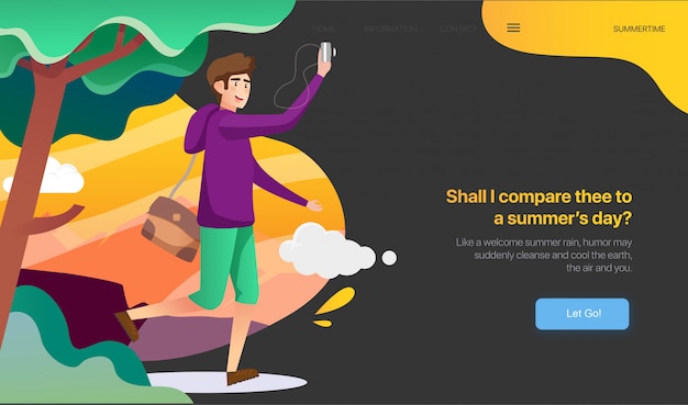 corporate Landing page