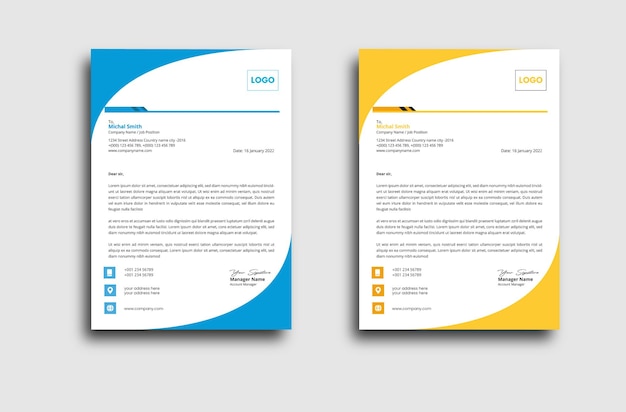 Corporate Letterhead Design