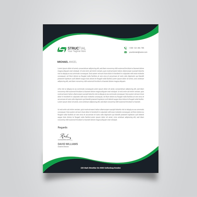 Corporate letterhead