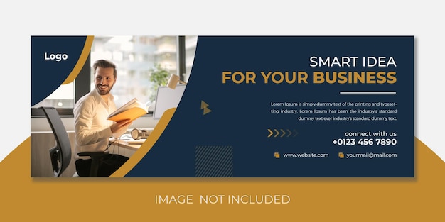 Corporate Marketing Business Facebook Cover Template Design