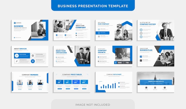 Corporate Marketing Business Presentation Slides Design Template