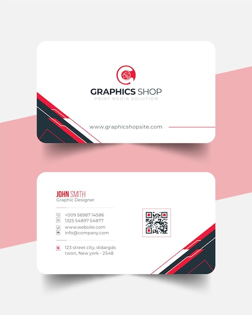 Corporate Modern Business Card Design template