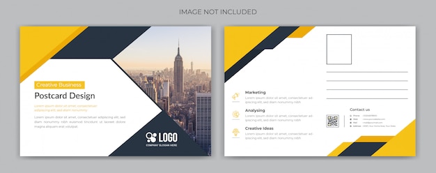 Corporate postcard template