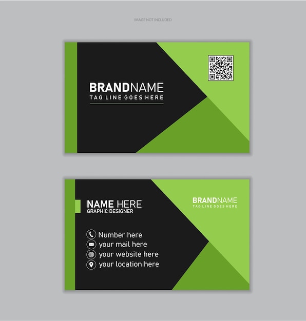 Corporate Professional Business Card Design Template