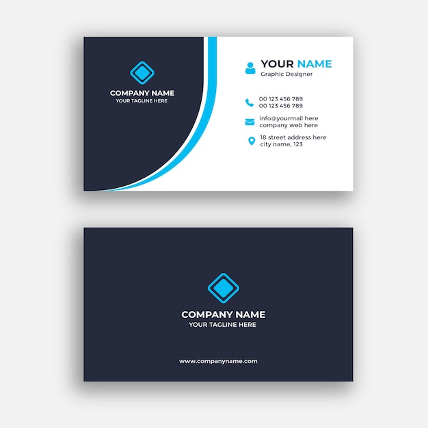 corporate Professional business card template