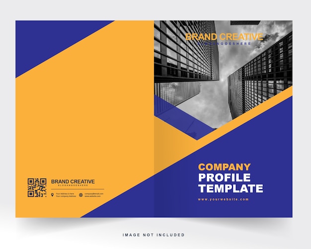 Corporate profile cover and back cover