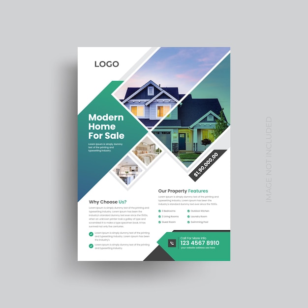 Corporate Real Estate Marketing Flyer Template