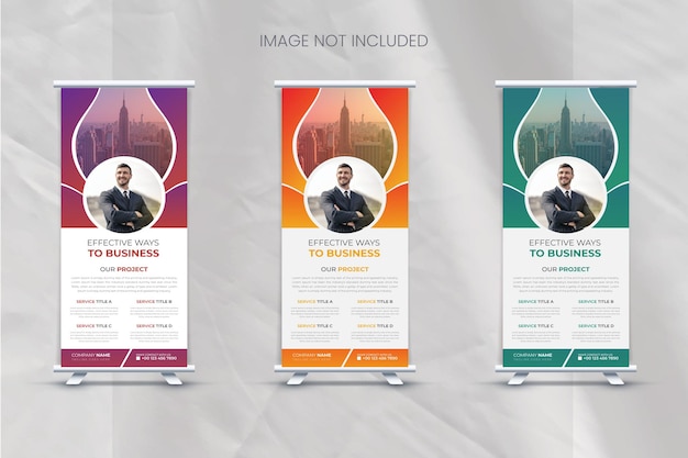 Corporate Roll Up Banner Design Template