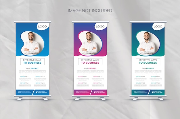 Corporate Roll Up Banner Design Template