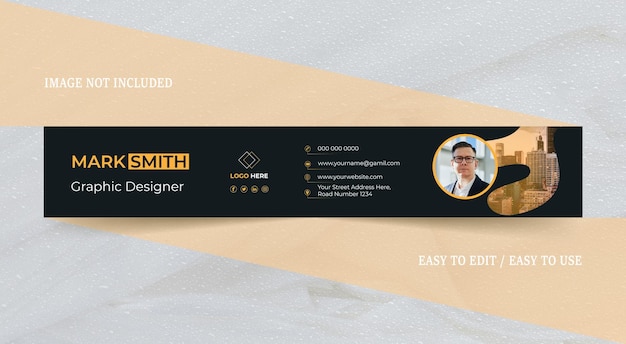 Corporate simple business LinkedIn profile banner and social media cover design