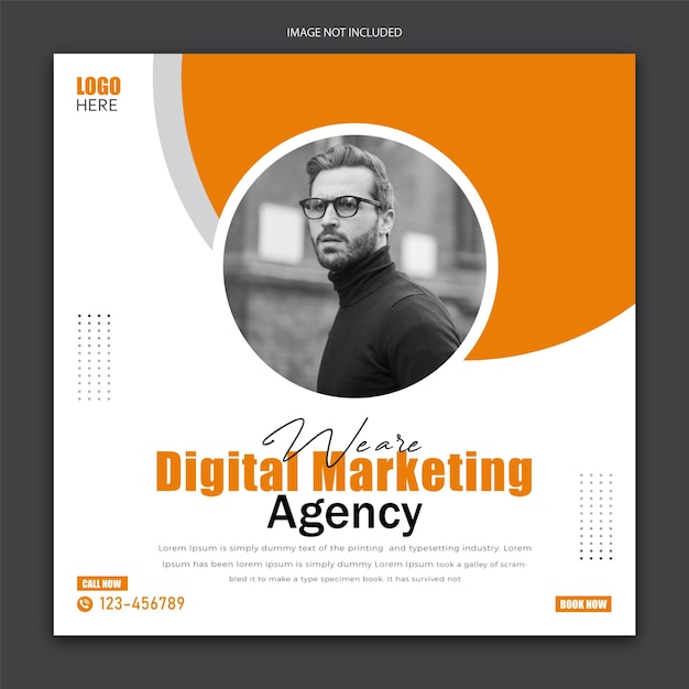 corporate social media post and digital marketing agency